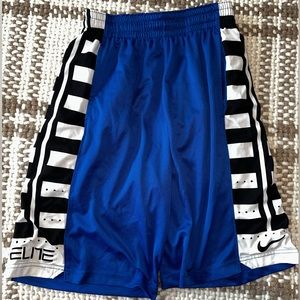 Nike Elite, Dri-Fit, Blue Shorts, Size Small